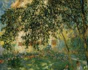 克劳德 莫奈 : Relaxing in the Garden, Argenteuil